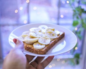 beurre de cacahuète toast