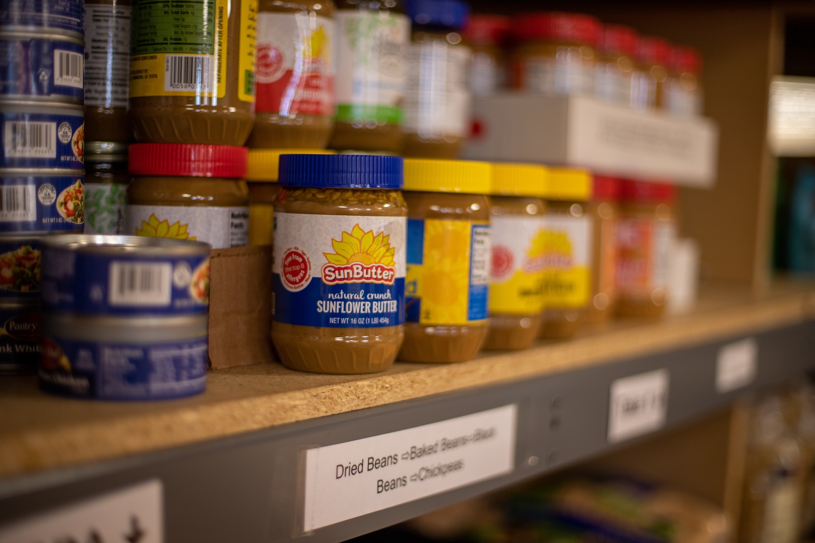beurre de cacahuète dans magasin