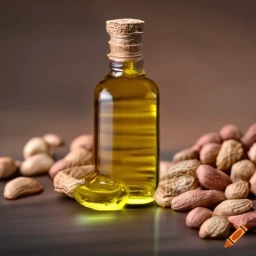 bouteille d'huile de cacahuète