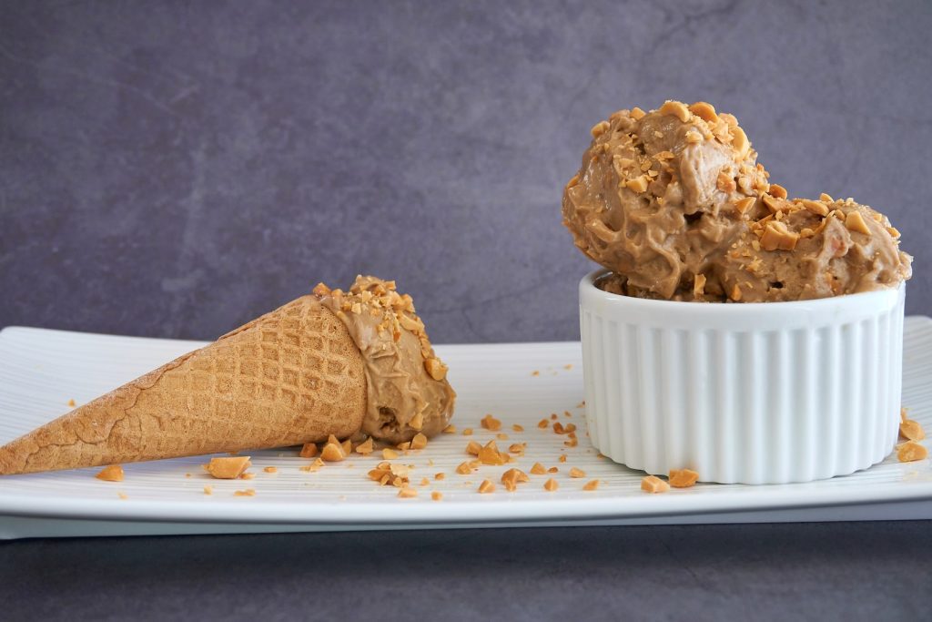 glace à la cacahuète