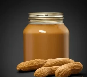 pot beurre avec des cacahuètes