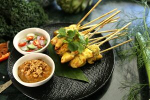 poulet sauce cacahuete thai