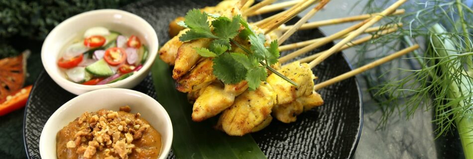 poulet sauce cacahuete thai