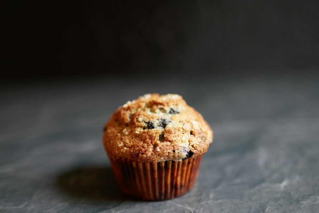muffin cacahuète chocolat